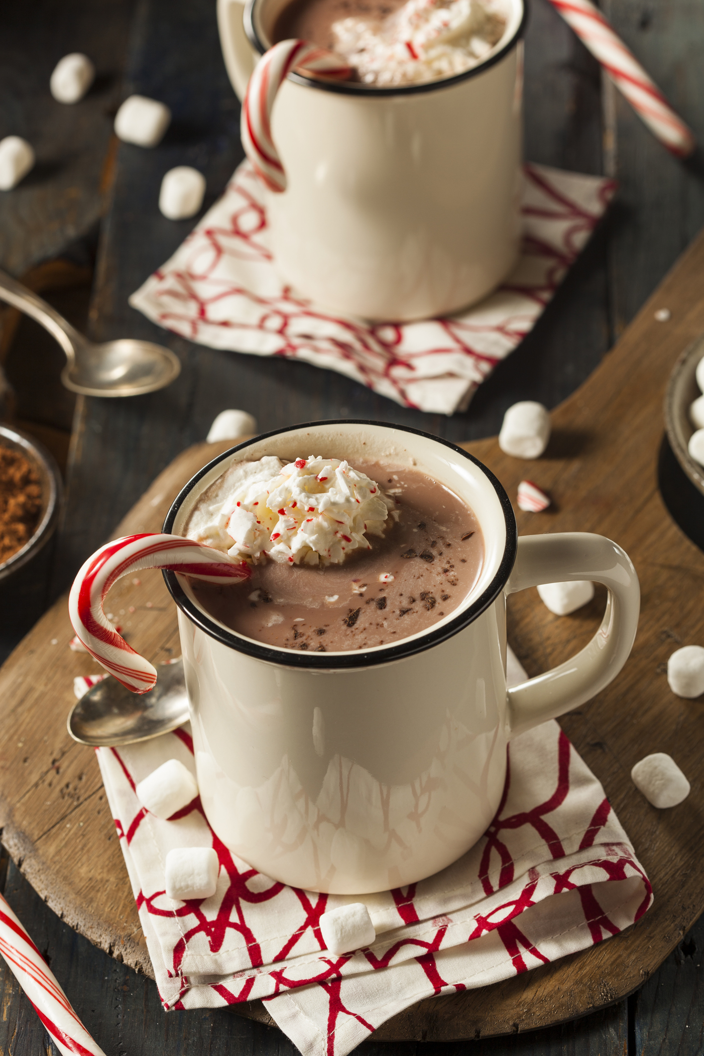 Peppermint Hot Chocolate recipe. Candy Cane Hot Chocolate.