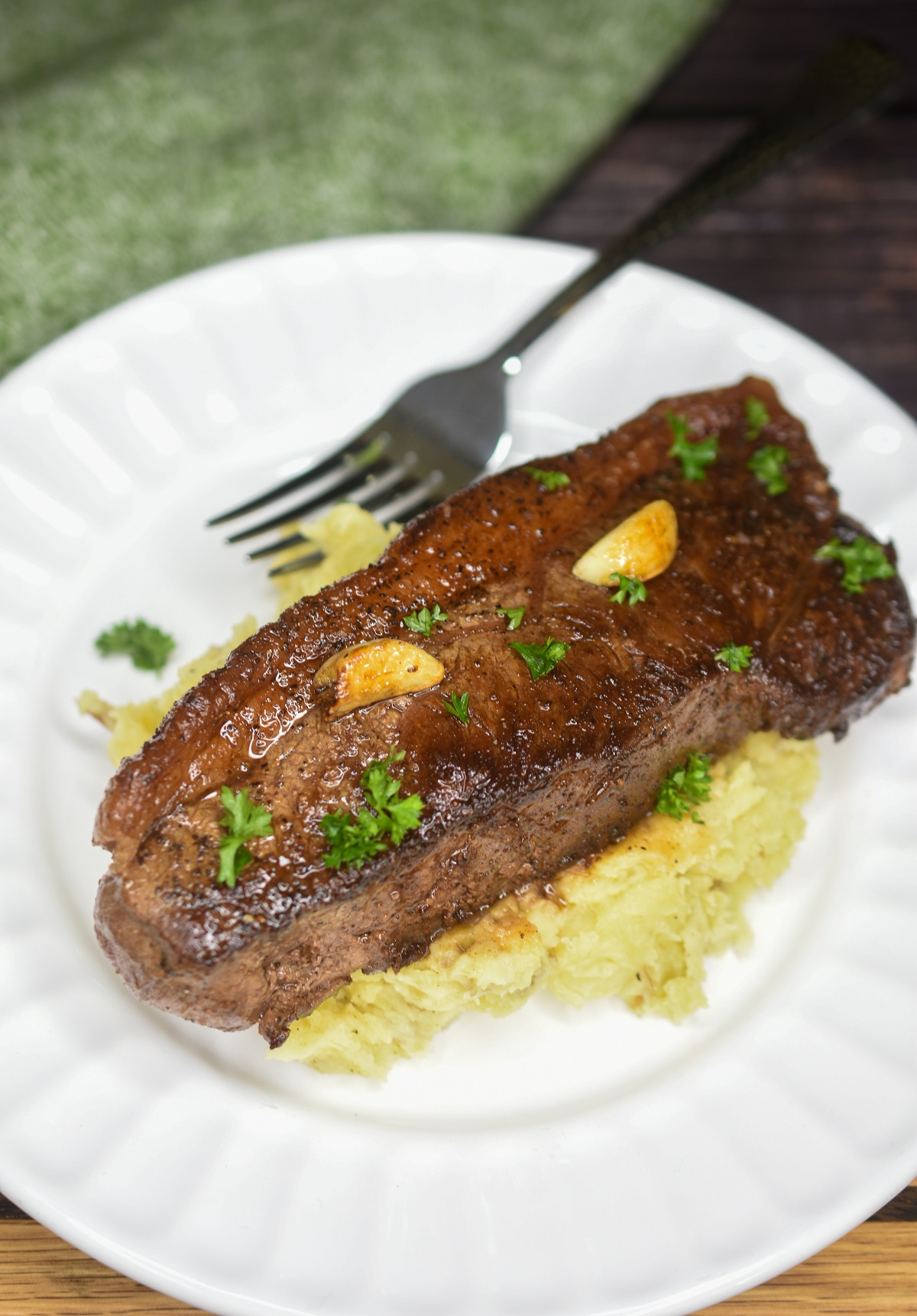 Bison Steaks are a delicious and easy to cook lean protein. Bison Steak recipe.