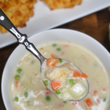 Chicken Pot Pie Soup Recipe, amazing flavor fast!