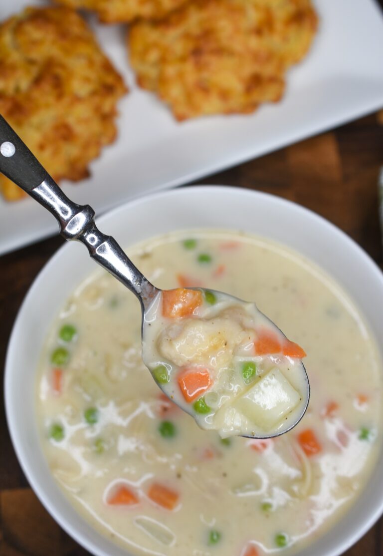 Chicken Pot Pie Soup Recipe, amazing flavor fast!