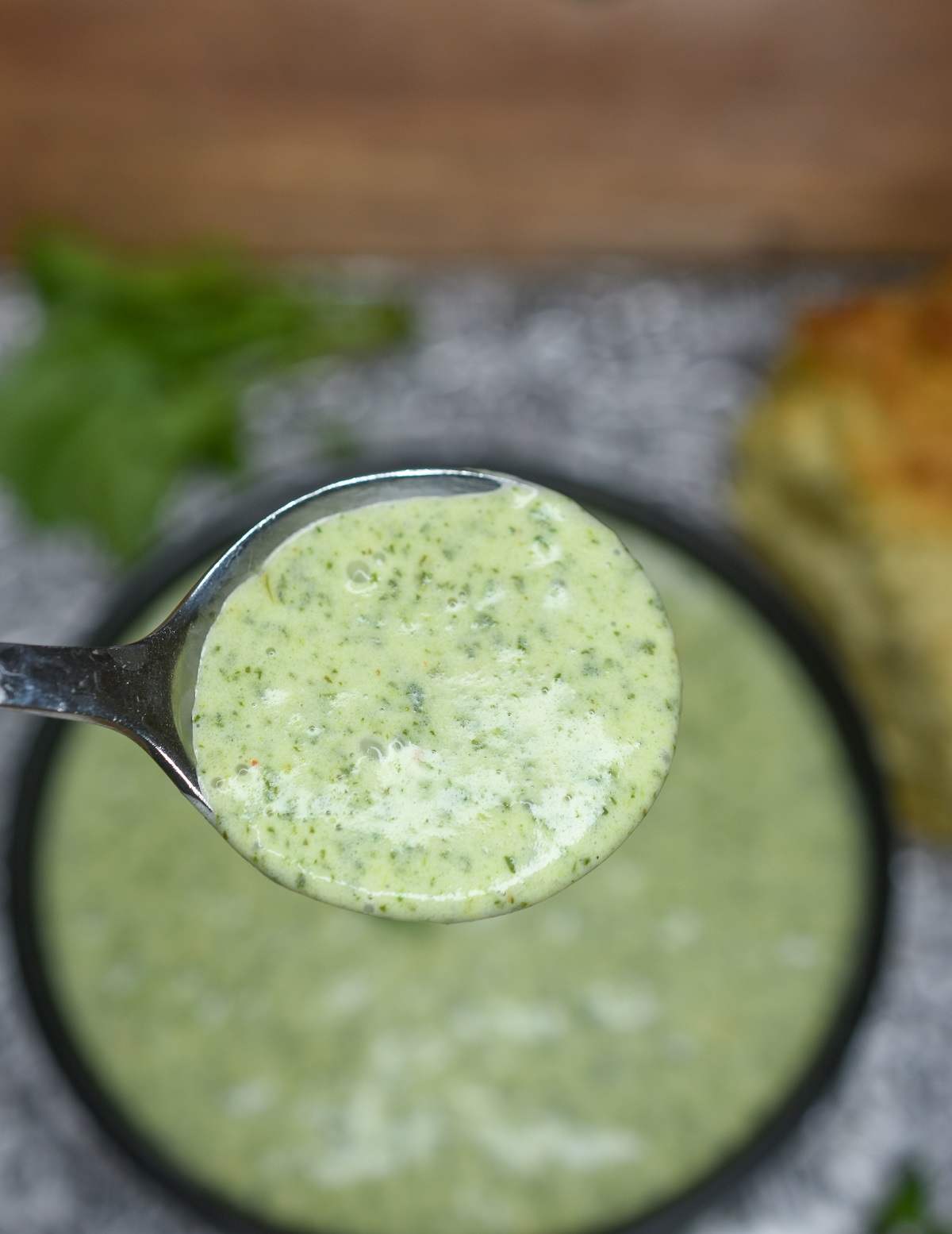 Watercress Soup, a humble Irish soup recipe loaded with nutrients.