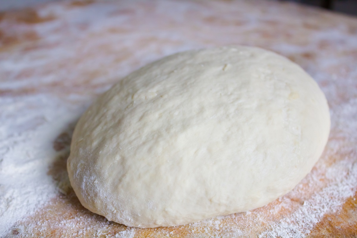 Pizza Dough for making Caprese Pizza
